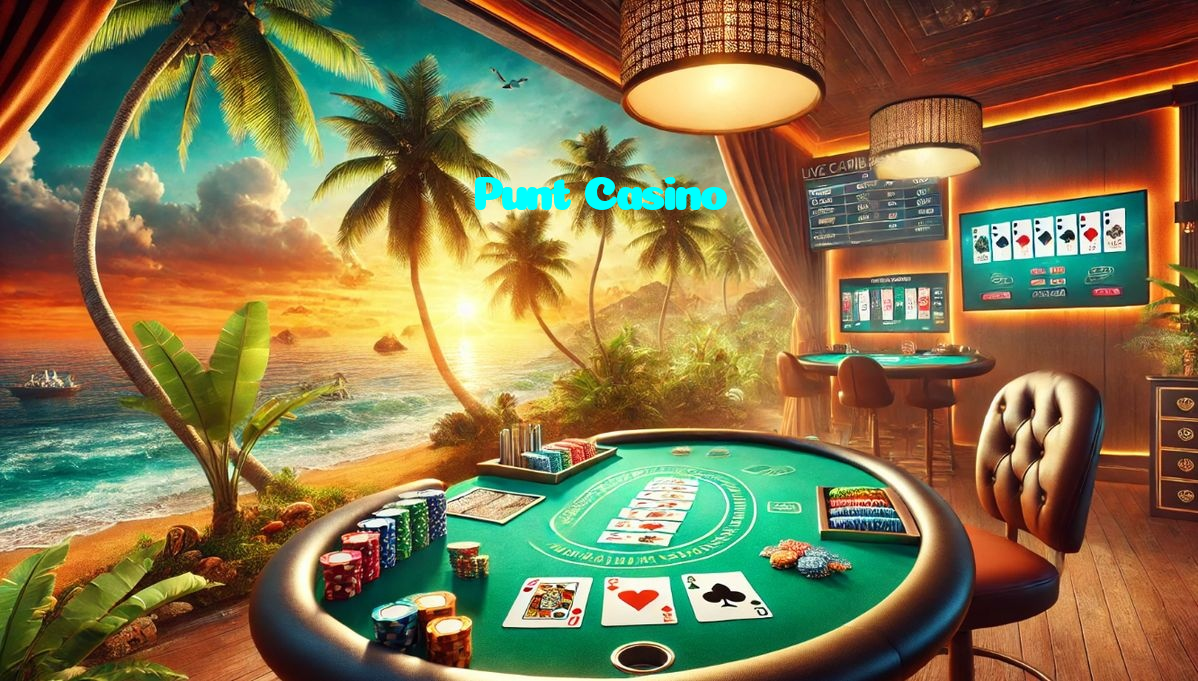 Punt Casino casino presented on mobile device in Pakistan with slots and live games